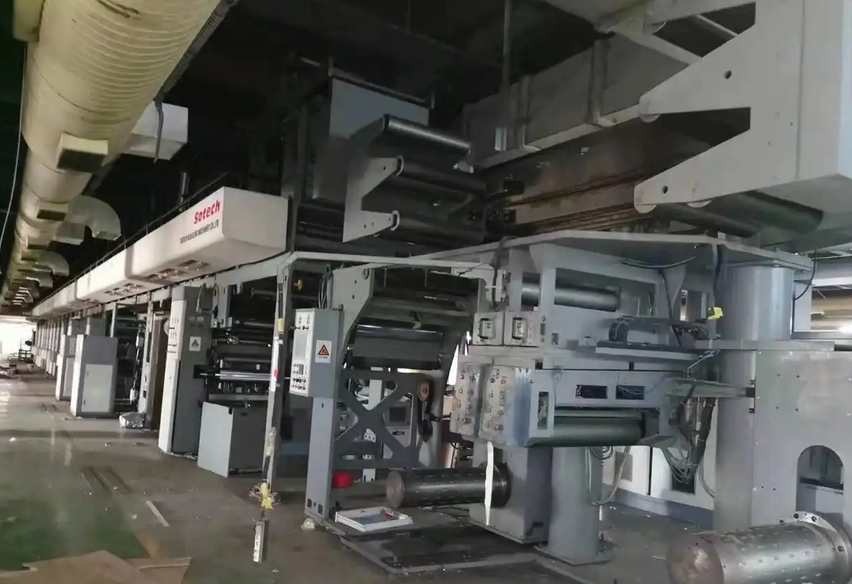 印刷行业凹版机直排热气余热回收